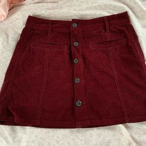 american eagle corduroy mini skirt